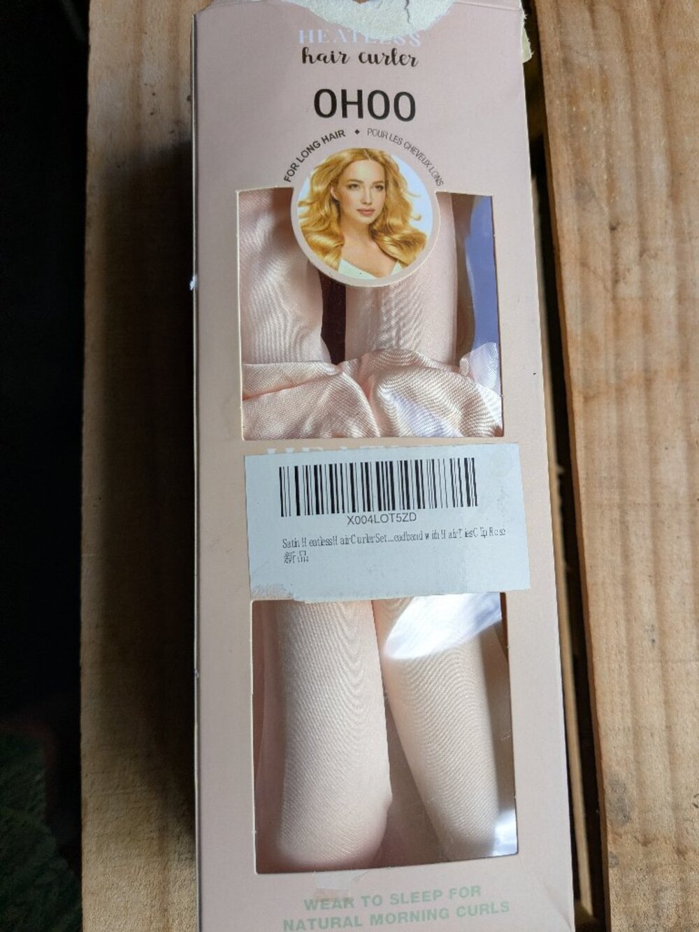 NWT Satin Heatless Curling Rod (extra long hair)